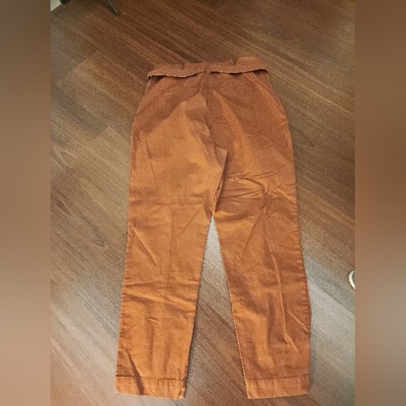 Prolouge paper bag Women's rust Orange Trousers size 8 NWOT - Picture 5 of 8